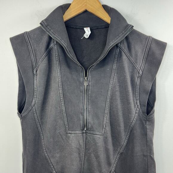 Daily Practice Anthropologie Brown Meru Mini Dress Size S Quarter Zip - Picture 3 of 11